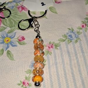 Colorful Beaded Keychain